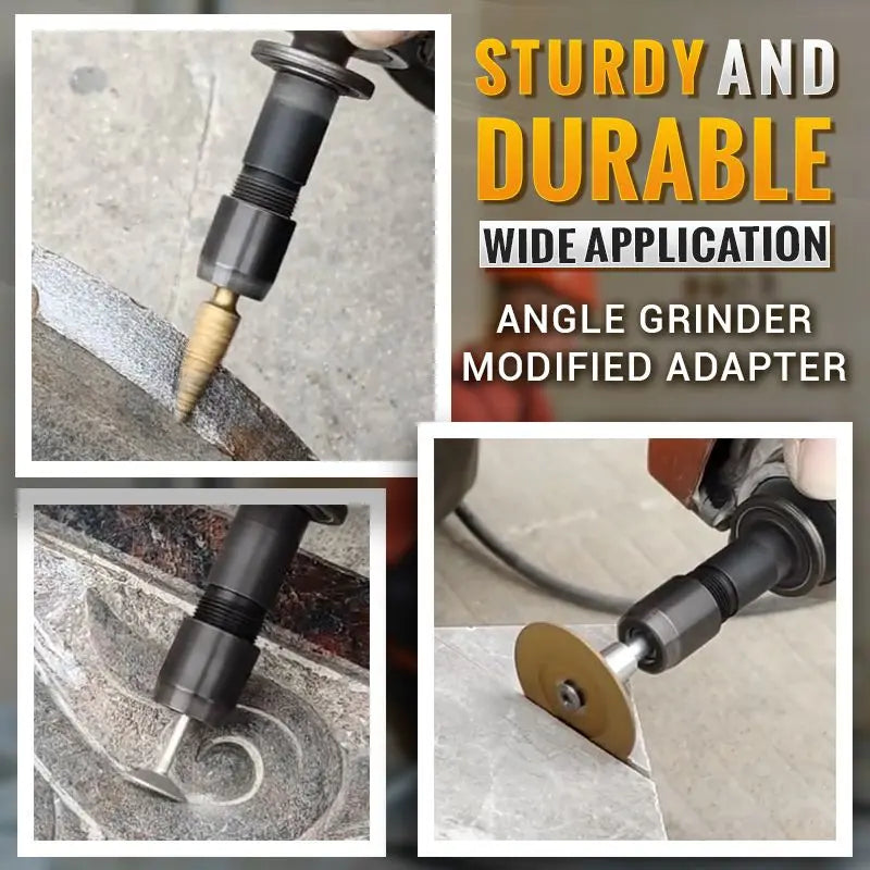 🔧 Winkelschleifer-Adapter | 3mm/6mm Spannfutter | Metallbau langlebig | Kompatibel mit 100-Typ Schleifen, Polieren & Schneiden in einem!