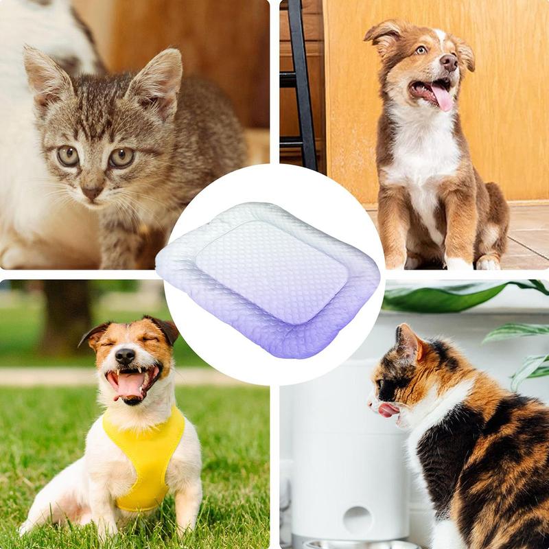 📢📢 40 % RABATT !! ⏰Kühlende Gelmatte für Haustiere – Sommerhitze-Abhilfe – Atmungsaktive, ungiftige und kühlende Schlafmatte für Hunde und Katzen