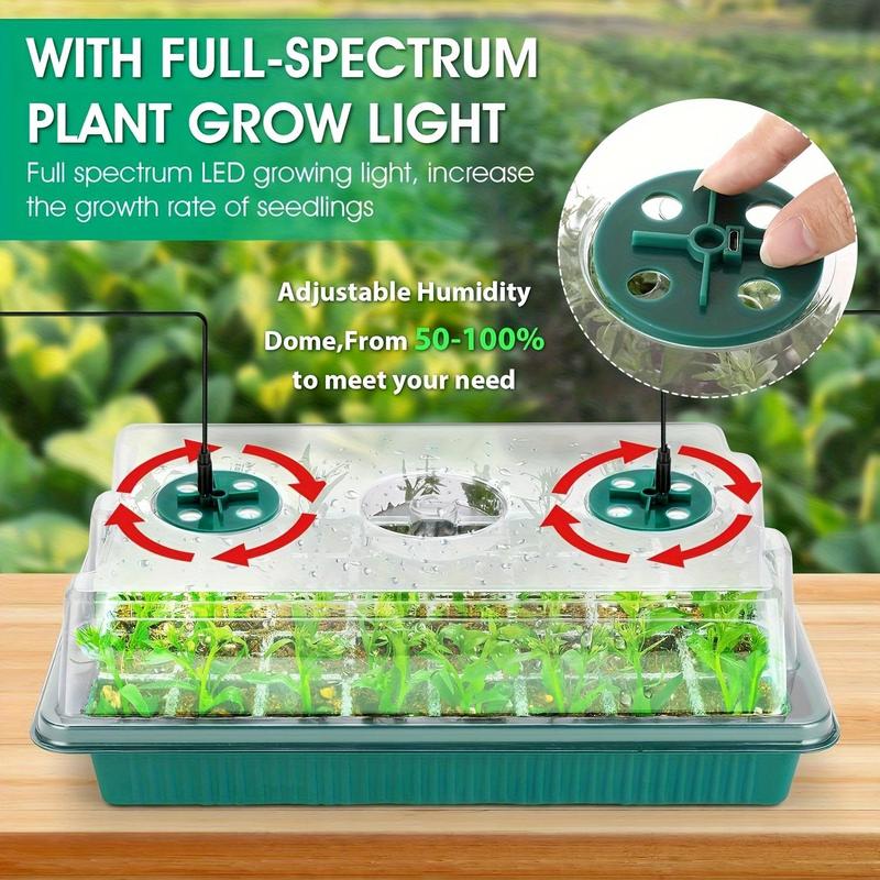 LED Anzuchtbox mit Timer & Dimmer – Pflanzensaatkasten mit Licht 🌱💡