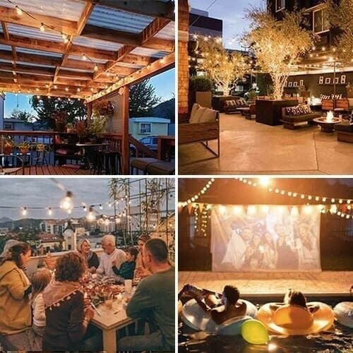💎 50% RABATT! 💎 Wasserdichte Solar-LED-Lichtgirlanden – IP65, Fernbedienung & 10 Std. Laufzeit für Garten, Terrasse & Feste 🌞✨