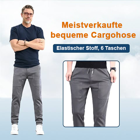 🩳 60% RABATT! 🏆 MultiPants Hochelastische Cargohose – Viele Taschen, Strapazierfähig & Für Aktiven Alltag 🏃‍♂️