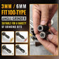 🔧 Winkelschleifer-Adapter | 3mm/6mm Spannfutter | Metallbau langlebig | Kompatibel mit 100-Typ Schleifen, Polieren & Schneiden in einem!