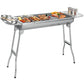 🔥 50% RABATT! 🍖 Klappbarer Outdoor-Grill aus Edelstahl – Kompakt, Strapazierfähig & Perfekt Für Camping, Garten & BBQ-Partys 🏕️