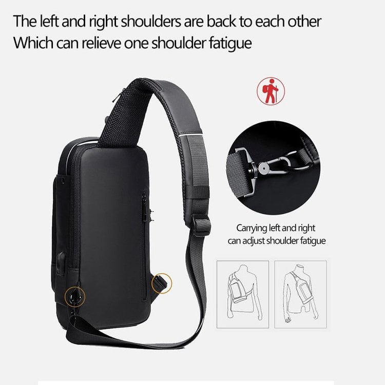 🔥 Sporttragetasche mit USB-Ladefunktion – Diebstahlsicher, praktisch & leicht – Perfekt für Reisen, Pendeln & Outdoor-Aktivitäten ⚡
