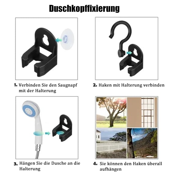 🚿 Frisch bleiben im Freien - 50% OFF - 🔥 Tragbare Campingdusche mit regulierbarem Durchfluss - für einfache und bequeme Reinigung im Freien!