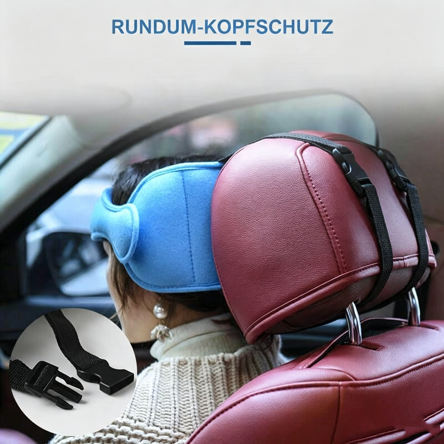 Hauptstützband für den Schlaf im Auto