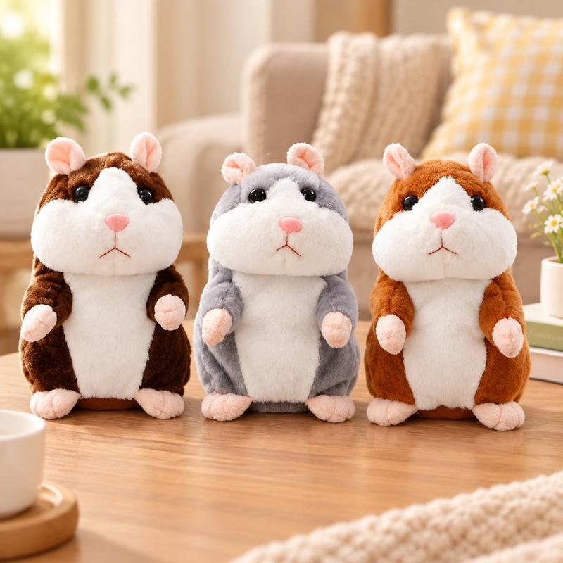 🔥50 % Rabatt🔥Sprechender Hamster als Plüschtier – wiederholt alles, was man sagt, schüttelt automatisch den Kopf, urkomischer Spaß für Kinder und Erwachsene