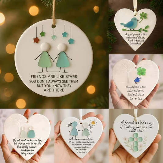 🎁💝 Herzförmige Freundschaftsdekoration – Von der Natur geformt & handgefertigt