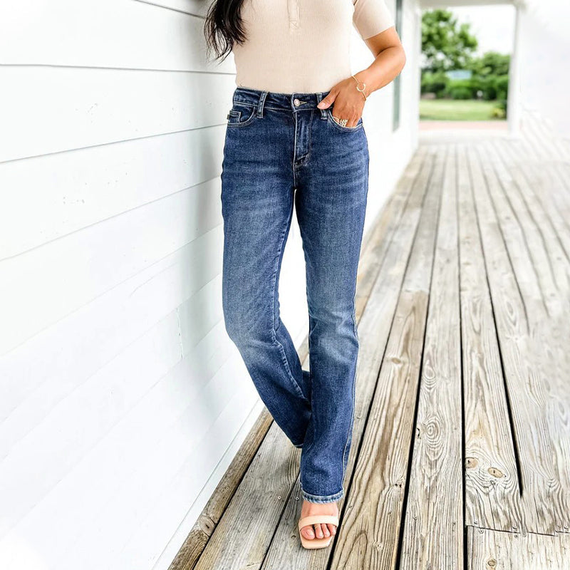 👖 41% RABATT! ✨ Hochelastische Jeans zur Bauchkontrolle – Schmeichelt jeder Figur, Tummy Control & Höchster Tragekomfort 💙