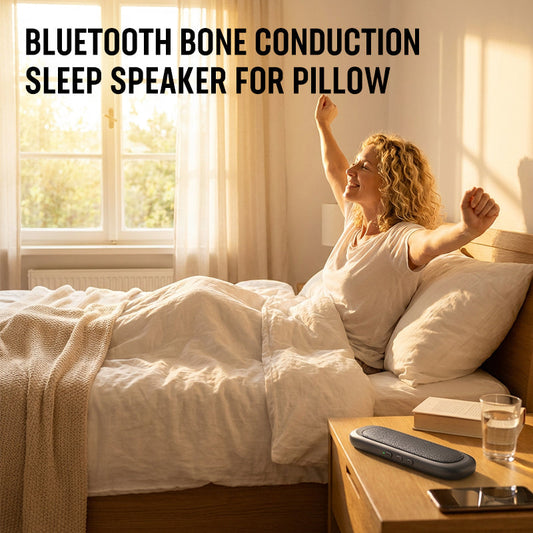 Bluetooth-Knochenschall-Kissenlautsprecher als Einschlafhilfe