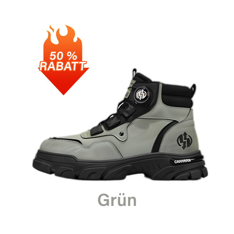 ⏰Herren-Outdoor-Arbeitsschuhe mit drehbarer Schnalle (wasserdicht, rutschfest, bequem und atmungsaktiv)