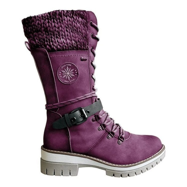 ❄️🎁 Wasserdichte Knie-Schneestiefel – 50% WSV! ❄️ Perfekt für Schnee & Kälte, langlebig & nachhaltig. Jetzt sparen! 🎁