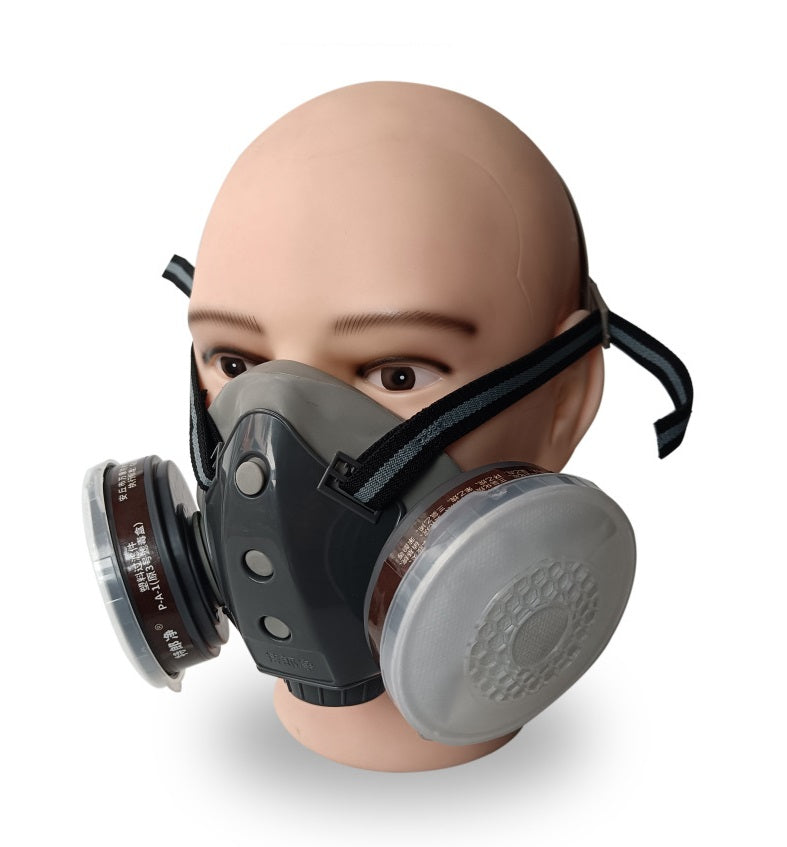 💎 63% RABATT! ⛑️ Aktivkohle-Anti-Staub-Doppeltank-Gasmaske – Doppelfilter, Gas- & Partikelschutz, inkl. Schutzbrille 🔥