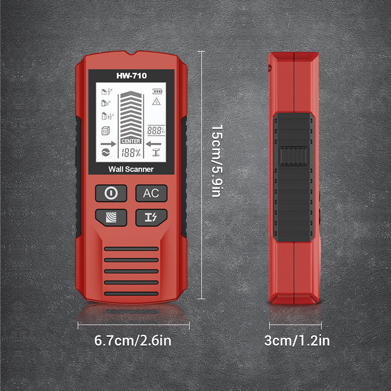 🔍 50% RABATT! ⚡ Multifunktionaler Handheld Metall- & Wanddetektor – Findet Leitungen, Rohre & Kabel, Einfach Ablesbares LCD 🔧