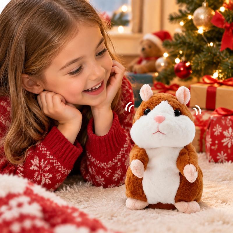 🔥50 % Rabatt🔥Sprechender Hamster als Plüschtier – wiederholt alles, was man sagt, schüttelt automatisch den Kopf, urkomischer Spaß für Kinder und Erwachsene