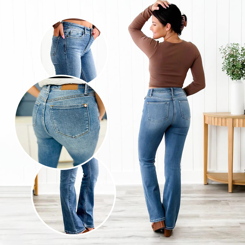 👖 41% RABATT! ✨ Hochelastische Jeans zur Bauchkontrolle – Schmeichelt jeder Figur, Tummy Control & Höchster Tragekomfort 💙