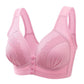 👙 50% RABATT! 🌸 Atmungsaktiver Baumwoll-BH mit Knopfleiste – Einfaches An- und Ausziehen, Weicher Tragekomfort & Anpassbarer Halt 🎀