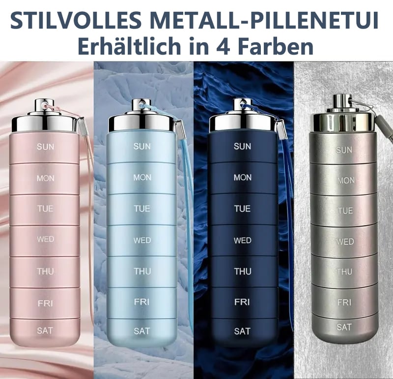 🔥Reise-Pillenbox aus Metall