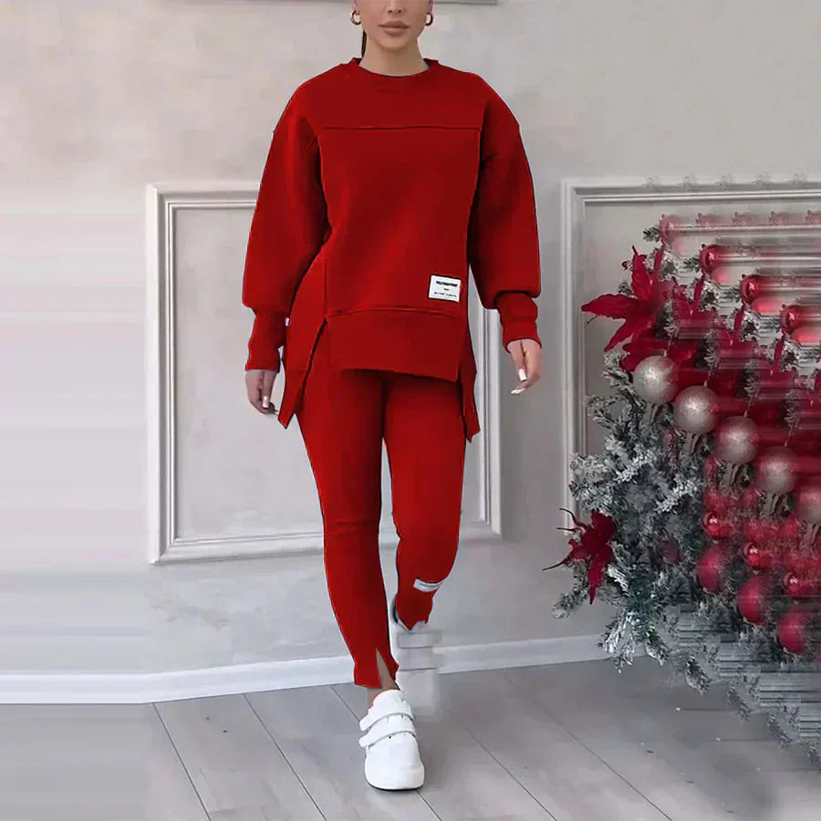 ✨ 60% RABATT! 🧘‍♀️ Lässiges Sweatshirt-Leggings-Set – Ultraweiches Jersey, Moderne Passform & Perfekt für Alltag, Sport oder Entspannung 🏃‍♀️📦