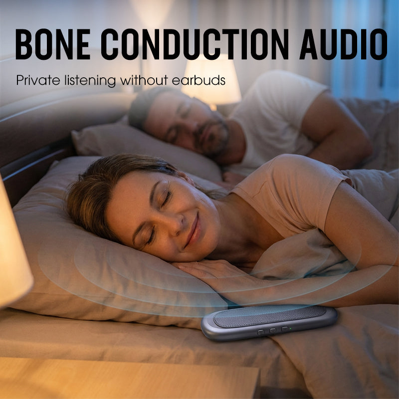 Bluetooth-Knochenschall-Kissenlautsprecher als Einschlafhilfe