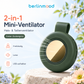 🌬️🔥 NUR NOCH WENIGE EXEMPLARE – 50% RABATT! Whirlwind Clip Waist Neck Fan – 2-in-1 Clip-On & tragbar, freihändige Kühlung überall ✨