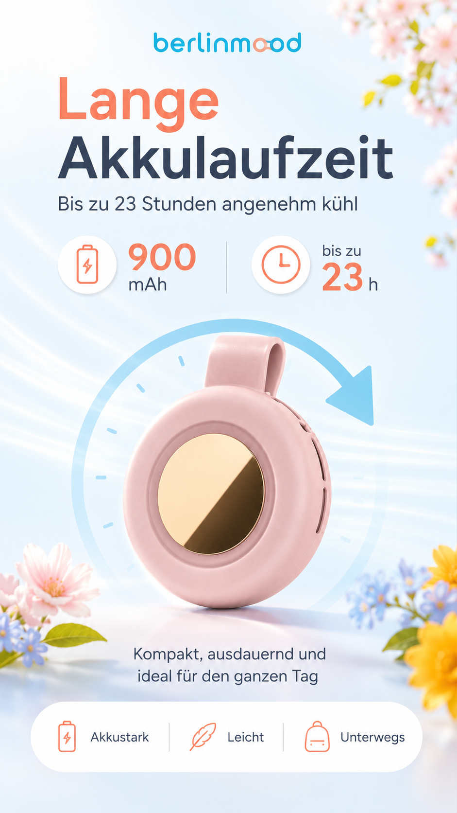 🌬️🔥 NUR NOCH WENIGE EXEMPLARE – 50% RABATT! Whirlwind Clip Waist Neck Fan – 2-in-1 Clip-On & tragbar, freihändige Kühlung überall ✨