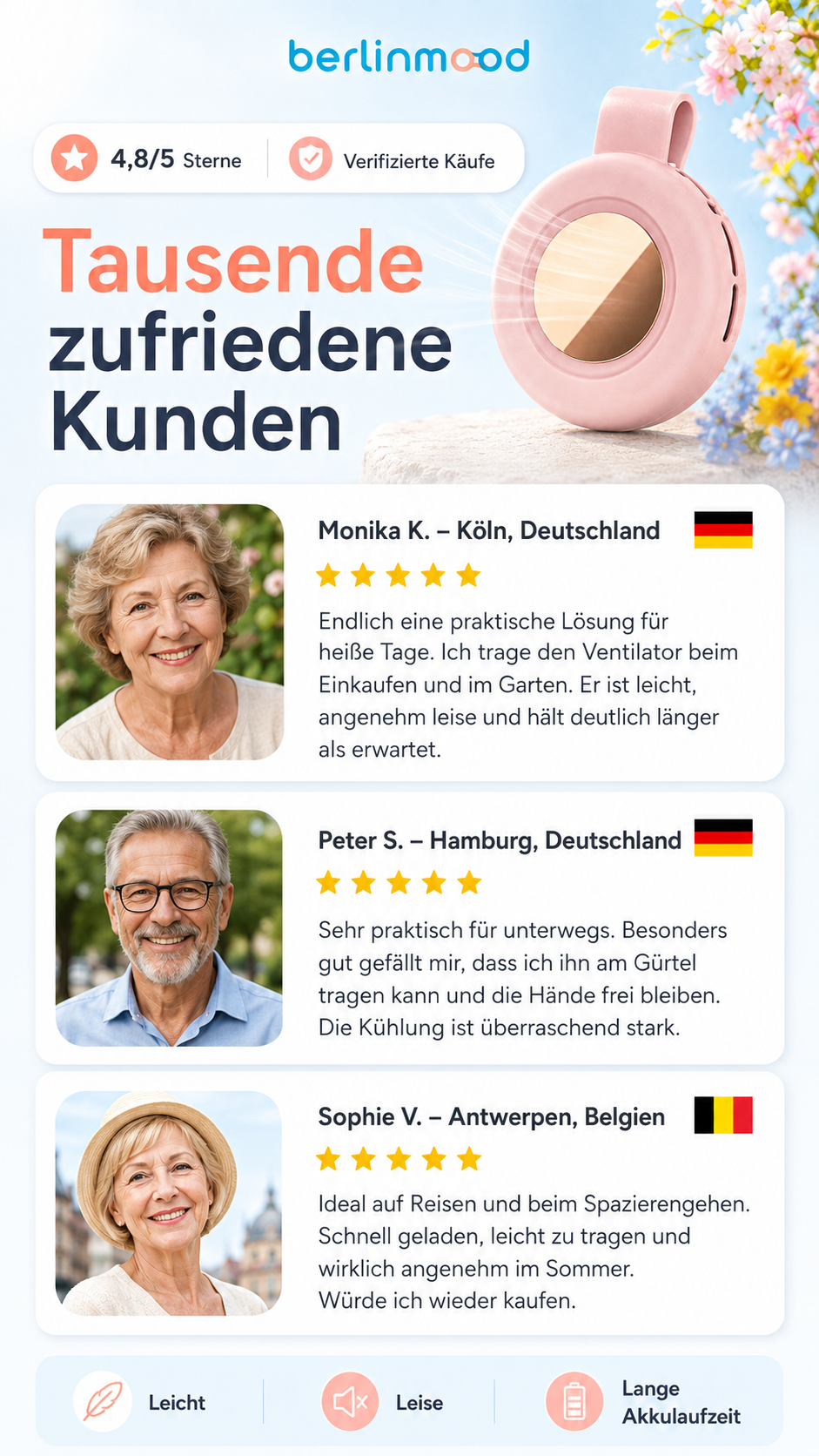 🌬️🔥 NUR NOCH WENIGE EXEMPLARE – 50% RABATT! Whirlwind Clip Waist Neck Fan – 2-in-1 Clip-On & tragbar, freihändige Kühlung überall ✨