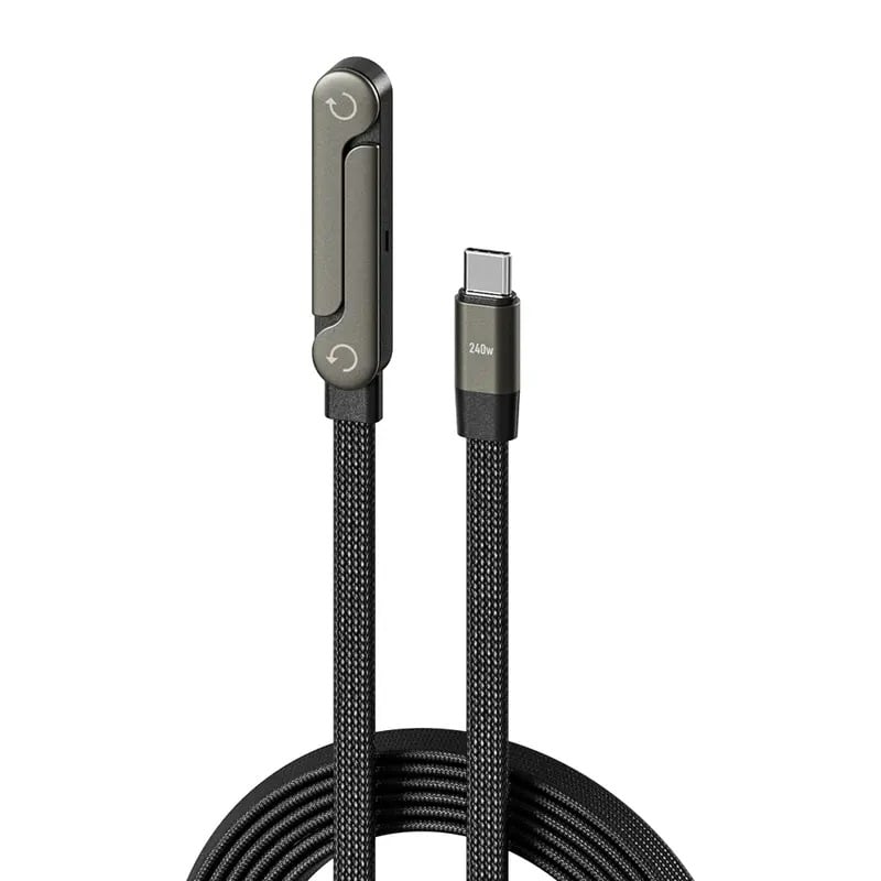 📢📢42% Rabatt!! ⏰2-in-1-Geflochtenes Schnellladekabel mit integriertem Handyhalter