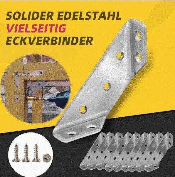 🔩 Dreieckige Edelstahlhalterung – Robust & stabil ✨