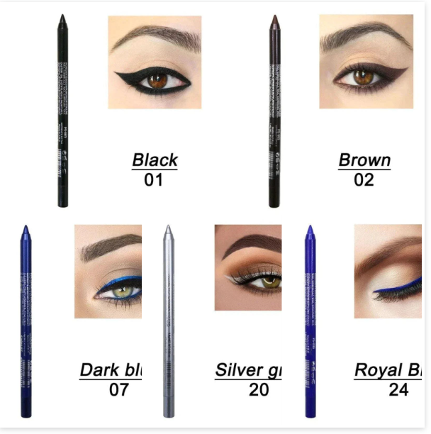 💄 🎨 14er-Set Wasserfeste Farbige Gel-Liner – Metallic & Glänzendes Finish, Verwischfest & Perfekt Für Kreative Looks ✨