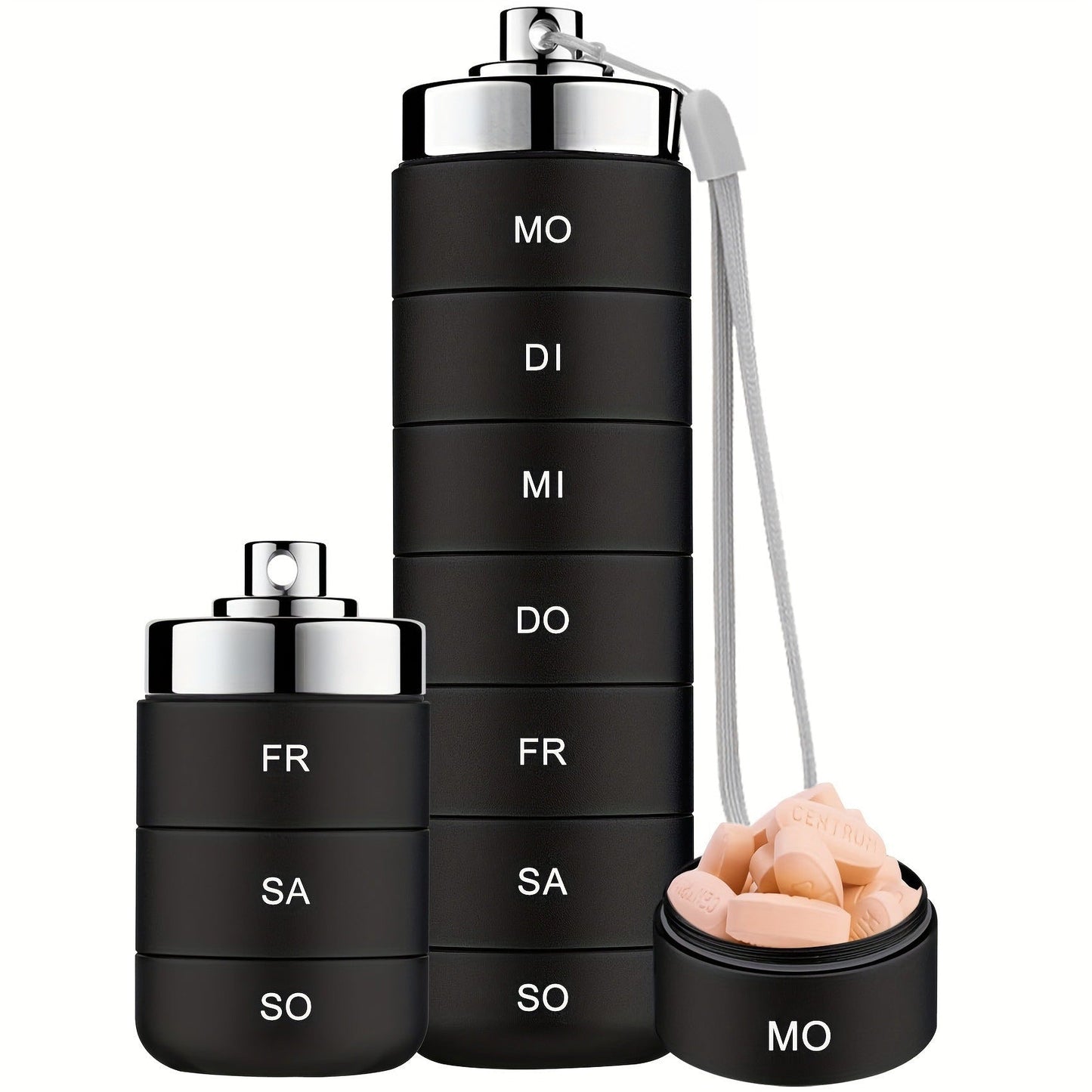 🔥Reise-Pillenbox aus Metall