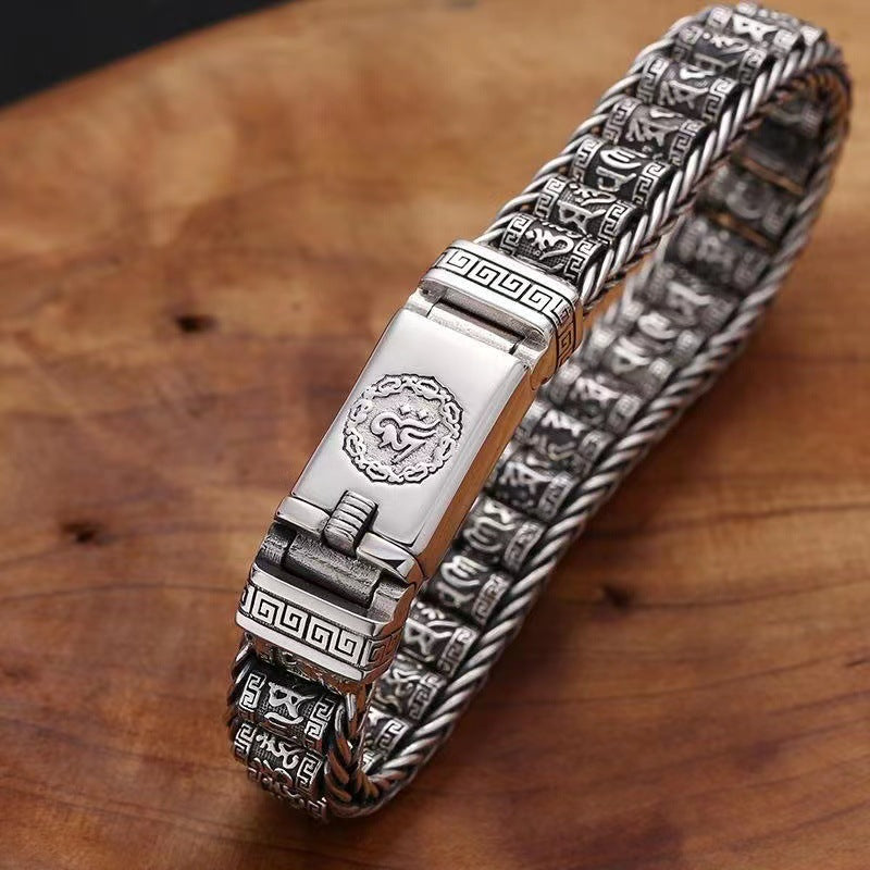 📿 60% RABATT! ✨ Tibetisches Gebetsmühlen-Armband aus 925er Sterlingsilber – Symbol für Wohlstand, Tägliche Erinnerung & Perfektes Geschenk 🧘‍♂️