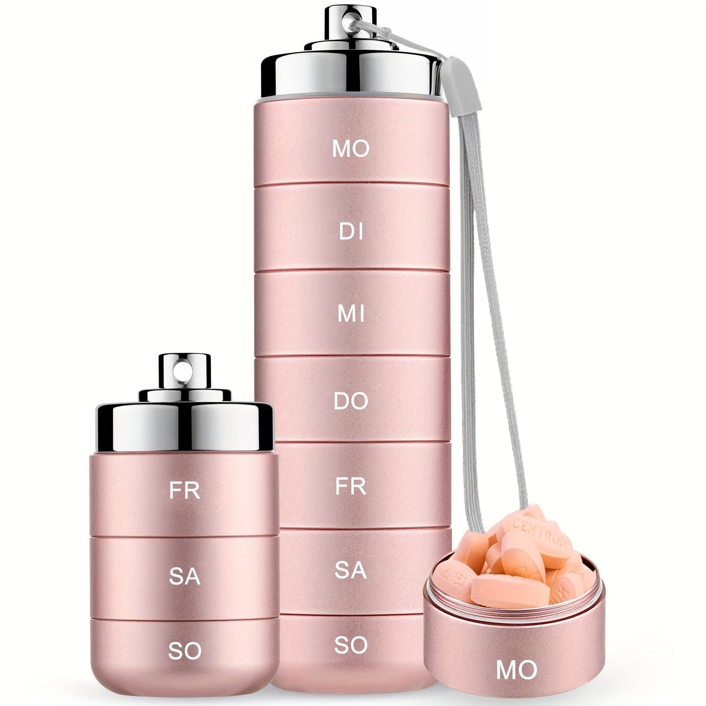 🔥Reise-Pillenbox aus Metall