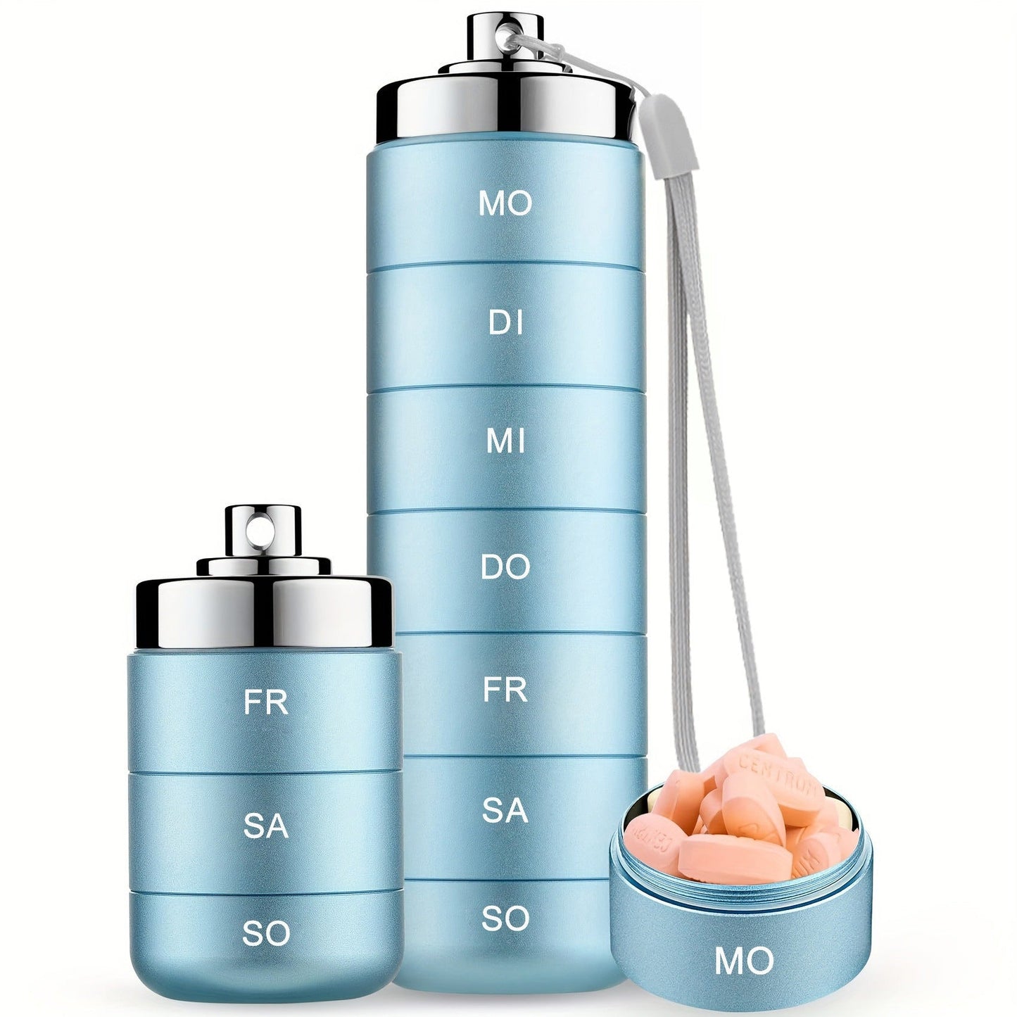 🔥Reise-Pillenbox aus Metall