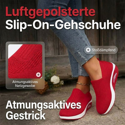 👟 50% RABATT! 🔥 Luftgepolsterte Slipper für Damen zum Wandern – Leichte Dämpfung & rutschfeste Sohle – Perfekt für Wanderungen, Reisen oder den Alltag – bequem & atmungsaktiv 🥾