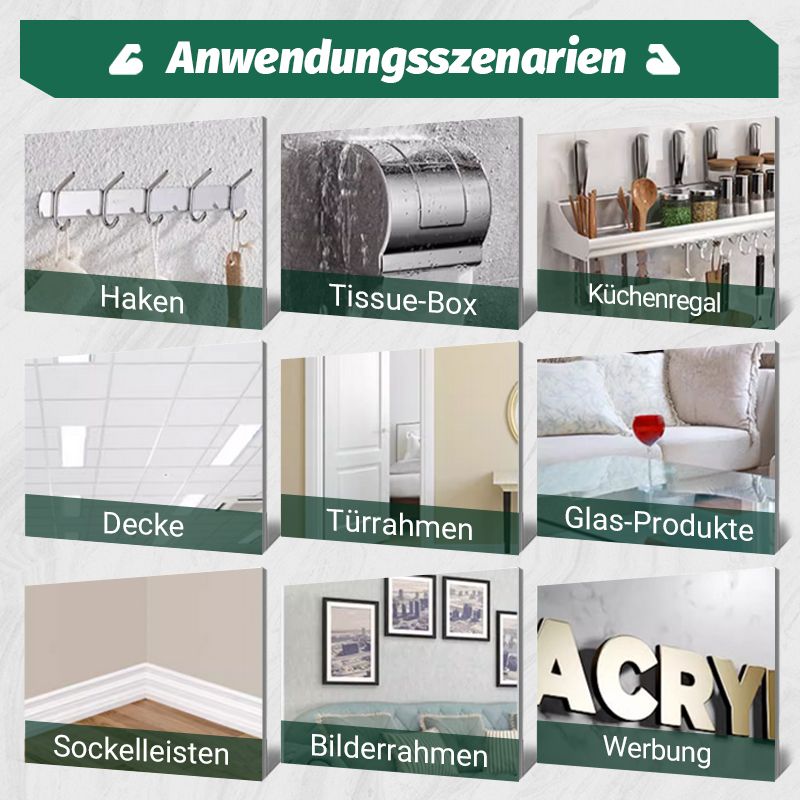 📢50% Rabatt💥Universeller, starker, nagelfreier Kleber, wasserfest und kein Bohren erforderlich