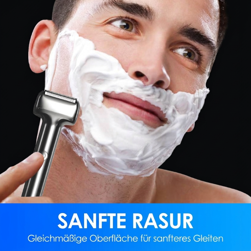 📢📢40% RABATT !!⏰Wiederaufladbarer Folien-Elektrorasierer für Herren – 60 Minuten Akkulaufzeit, IPX6 wasserfest & flüsterleise 💧