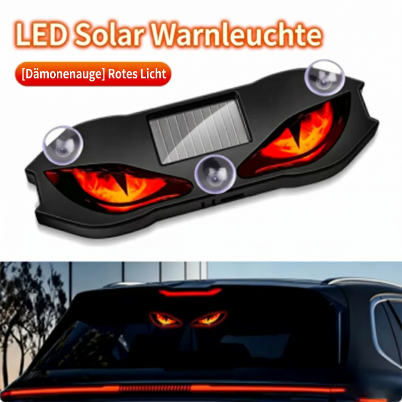 🚗🔆 Solarbetriebene LED-Warnleuchte fürs Auto – 50% RABATT! Solarbetrieben, wetterfest, automatische Aktivierung bei Dunkelheit – für mehr Sicherheit am Straßenrand. 🔥🛡️