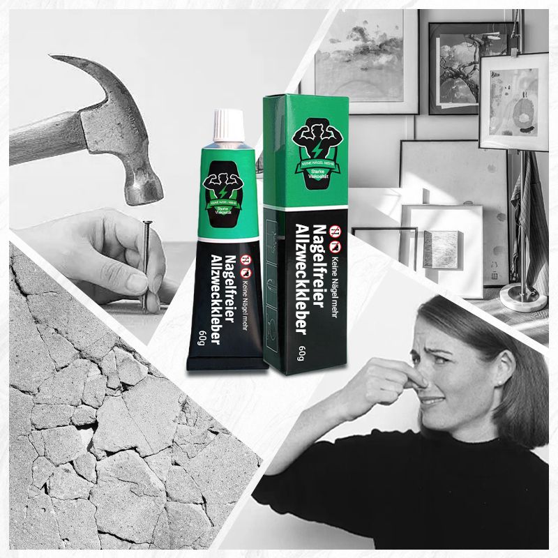 📢50% Rabatt💥Universeller, starker, nagelfreier Kleber, wasserfest und kein Bohren erforderlich