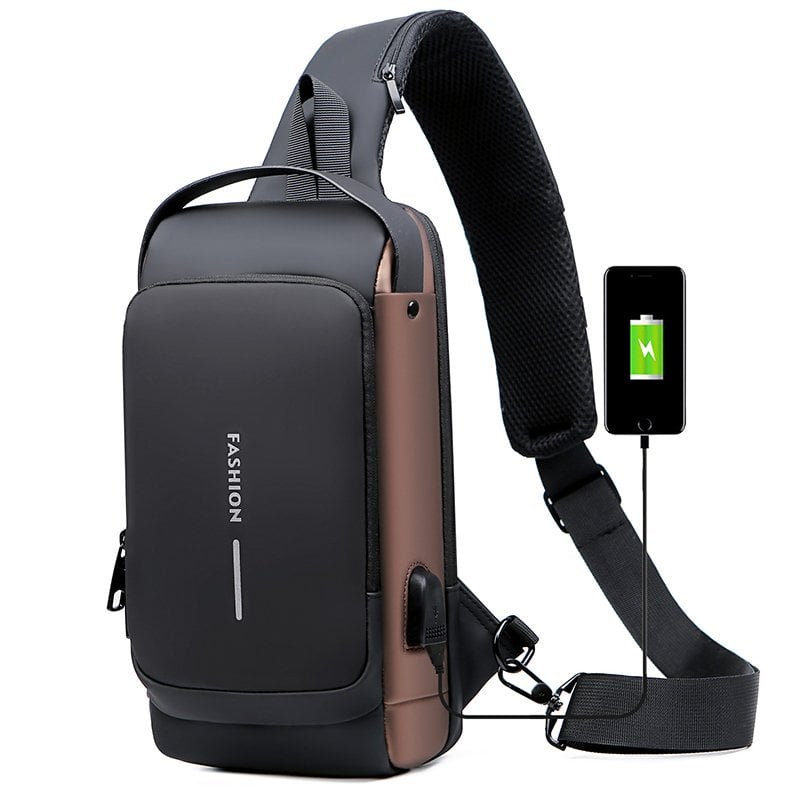 🔥 Sporttragetasche mit USB-Ladefunktion – Diebstahlsicher, praktisch & leicht – Perfekt für Reisen, Pendeln & Outdoor-Aktivitäten ⚡