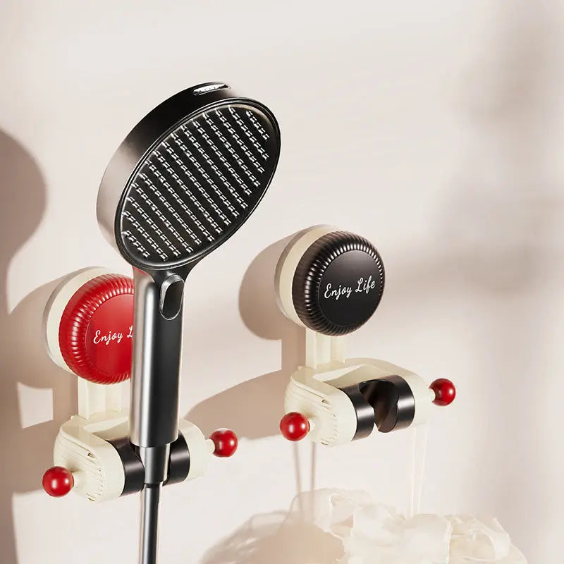 Universeller Saugnapf-Duschhalter – 360° drehbar, bohrfrei & passt zu  aller Duschköpfe 🚿