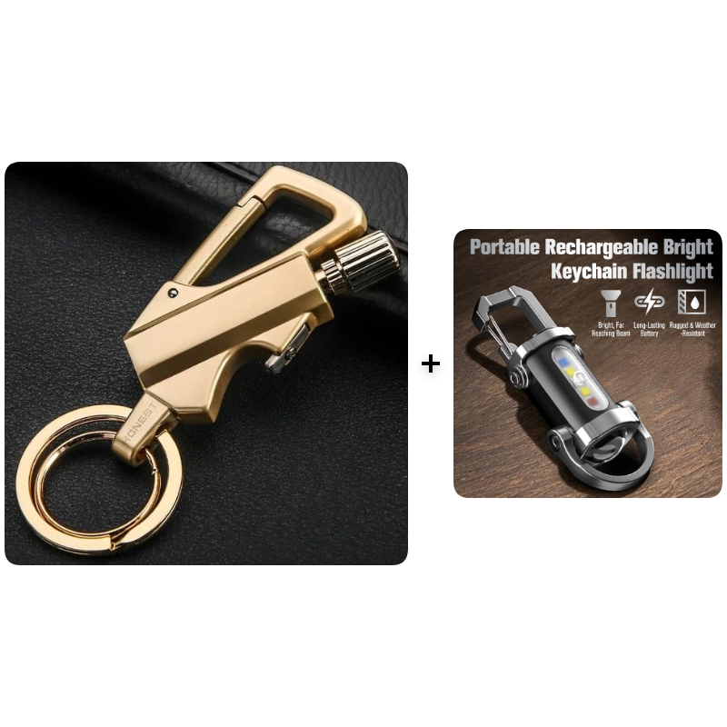 🏆50% Rabatt !! 🔥🔥Schlüsselanhänger Flint Feuerstarter