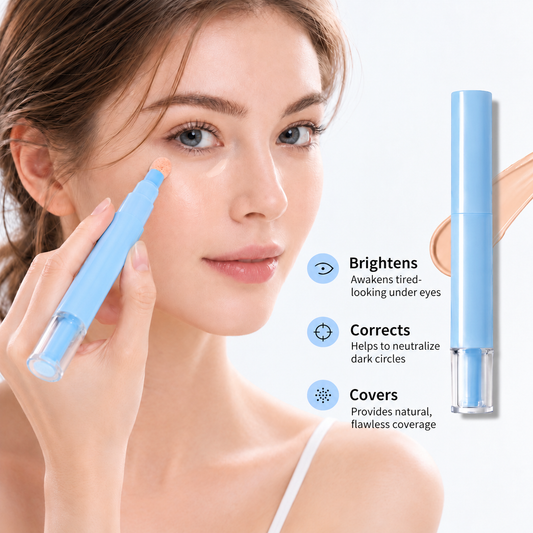 🎁 1+1 GRATIS✨ Concealer Stift & Creme – deckt Augenringe, Pickel & Flecken ab, spendet Feuchtigkeit & verblendet nahtlos