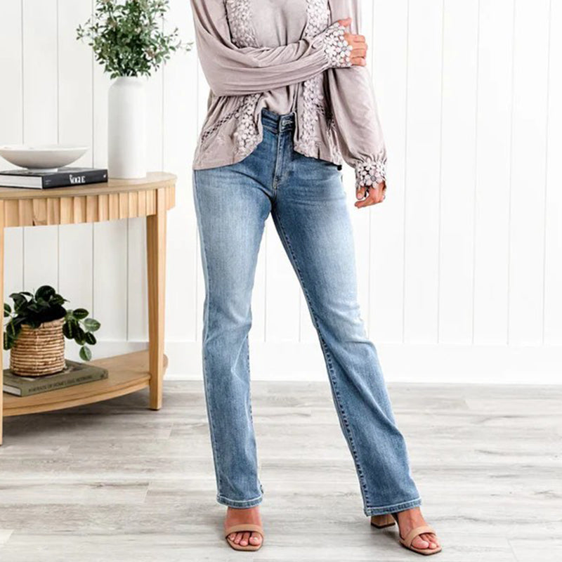 👖 41% RABATT! ✨ Hochelastische Jeans zur Bauchkontrolle – Schmeichelt jeder Figur, Tummy Control & Höchster Tragekomfort 💙