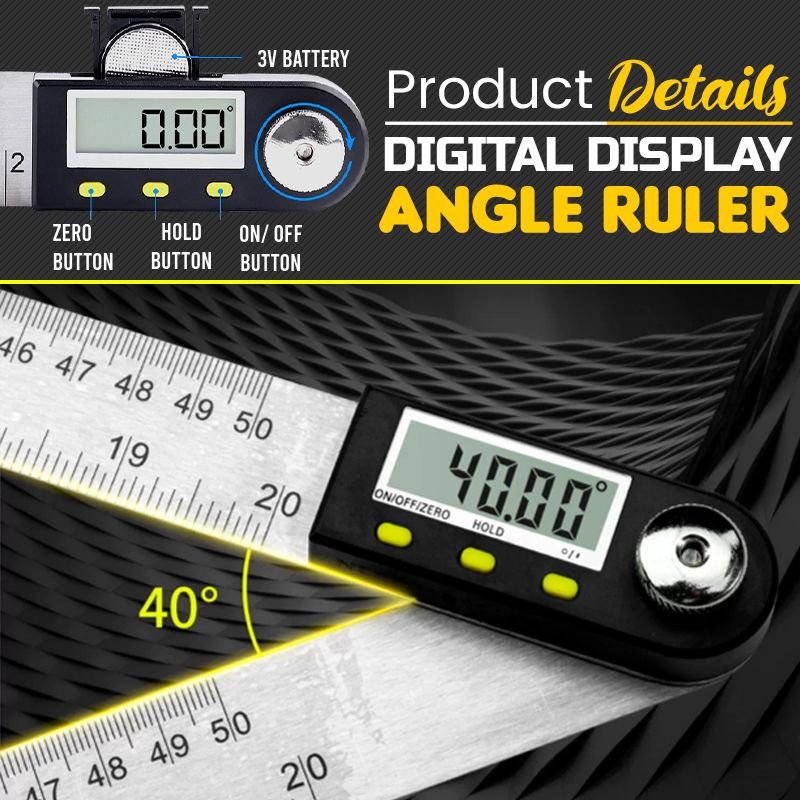 🔥Digitales Winkellineal mit Anzeige – Letzter Tag: 50 % RABATT!📏⚡⏳