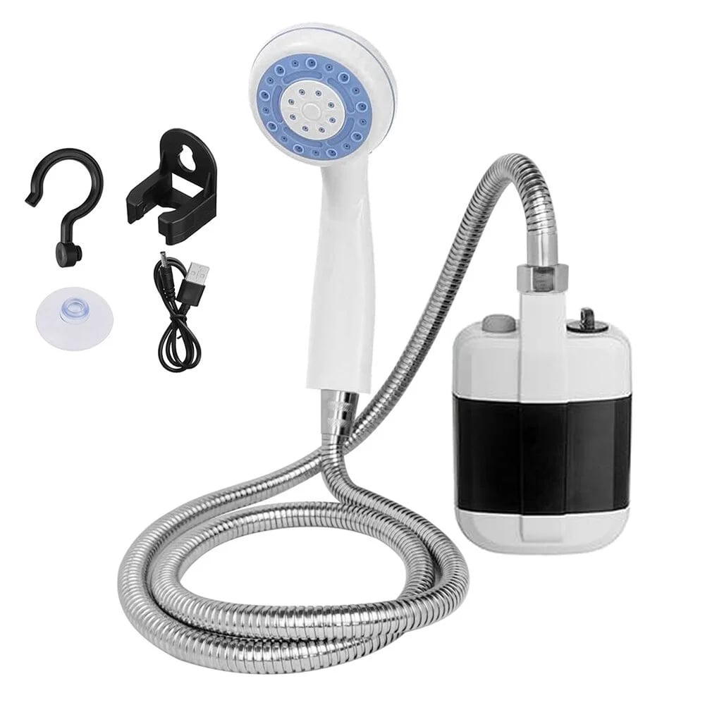 🚿 Frisch bleiben im Freien - 50% OFF - 🔥 Tragbare Campingdusche mit regulierbarem Durchfluss - für einfache und bequeme Reinigung im Freien!