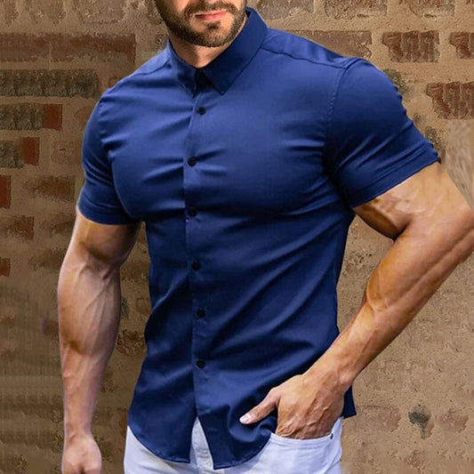 👔 55% RABATT! ✨ Herren Hemden mit Knopfleiste – Ohne Bügeln – Knitterfrei, Atmungsaktiv & Perfekte Passform 👕