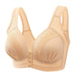 👙 50% RABATT! 🌸 Atmungsaktiver Baumwoll-BH mit Knopfleiste – Einfaches An- und Ausziehen, Weicher Tragekomfort & Anpassbarer Halt 🎀