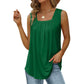📢📢40 % RABATT !! ⏰Blumen-Camisole mit quadratischem Ausschnitt – Boho-Stil, seitlicher Schlitz, leicht & luftig ✨