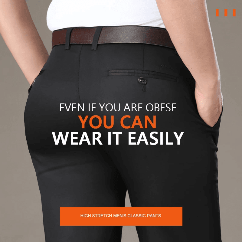 👖🔥 Zeitlich begrenzt: Klassische Herrenhose mit Premium-Elastizität – bequem, langlebig & nachhaltig 👌💚 Perfekt für Arbeit & Freizeit